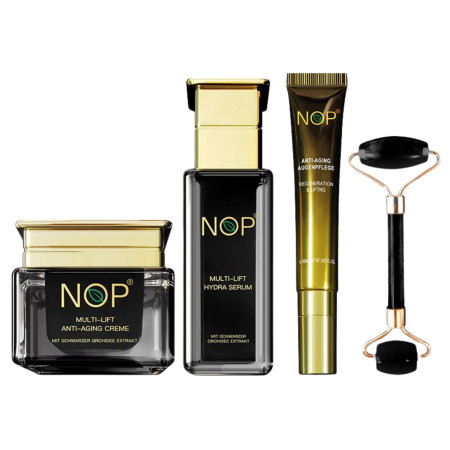 NOP Premium Ritual Box: Serum, Augenpflege, Creme + Gesichtsroller 2