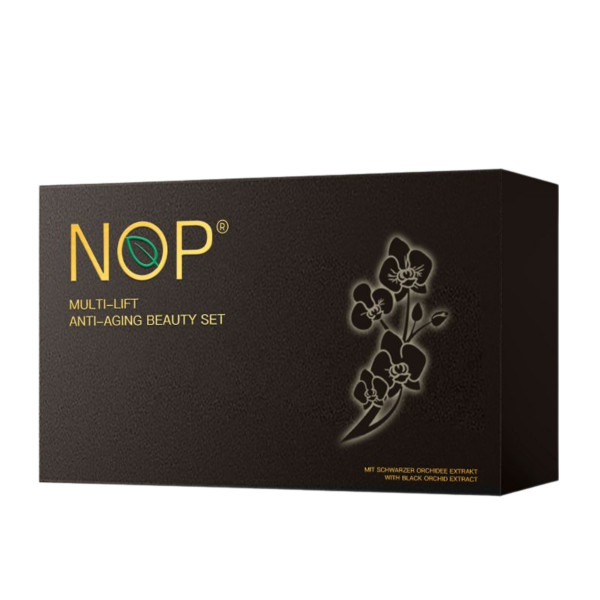 NOP Premium Ritual Box: Serum, Augenpflege, Creme + Gesichtsroller